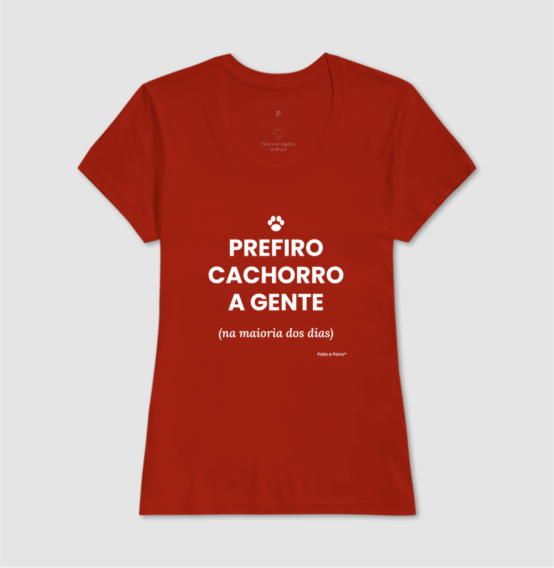 CAMISETA PREFIRO CACHORRO - Imagem 7