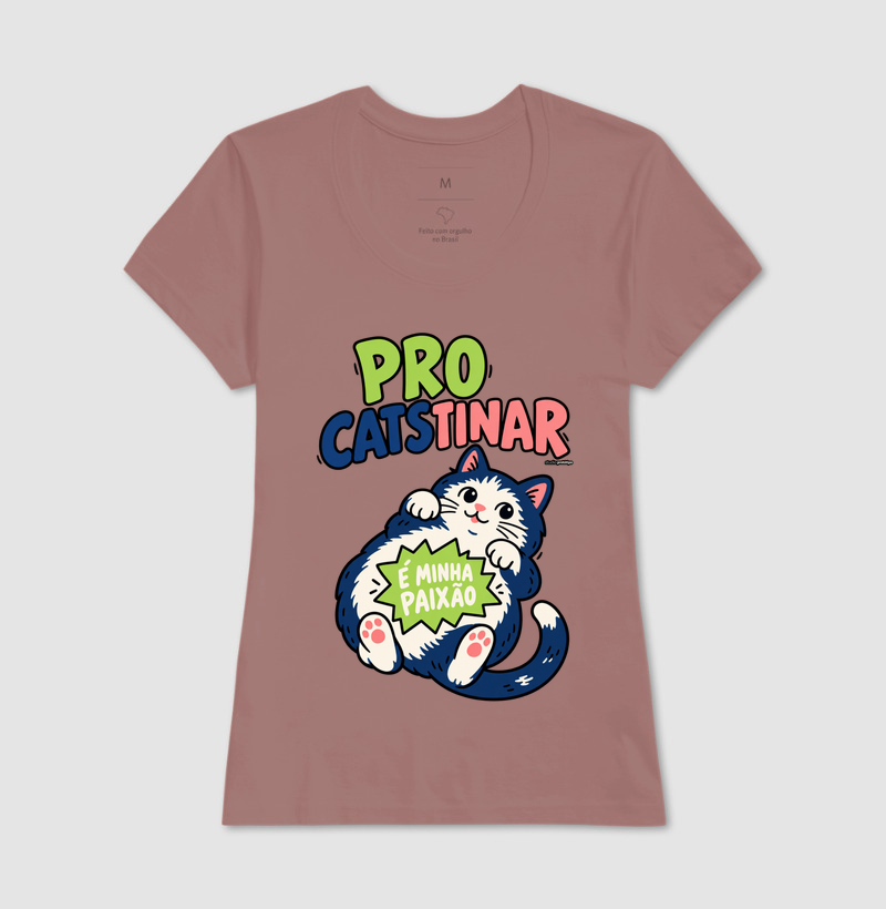 Camiseta Procatstinar É Minha Paixão - Imagem 17