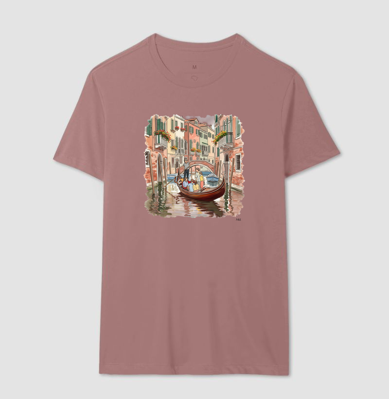Camiseta Algodão Premium - Passeio de Gôndola  - Imagem 16