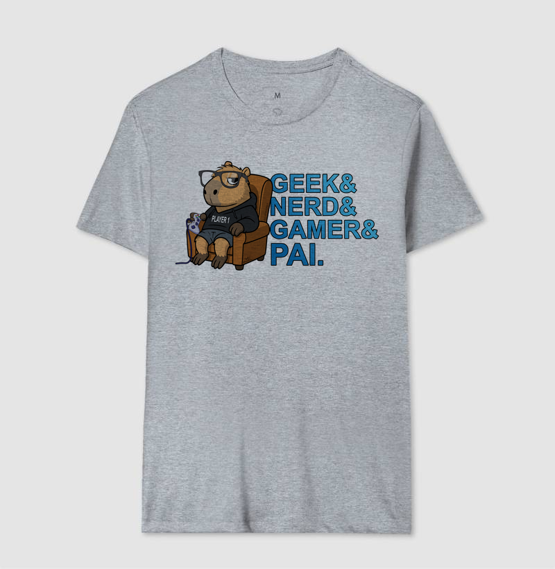 Camiseta Capivara Pai Gamer - Imagem 5