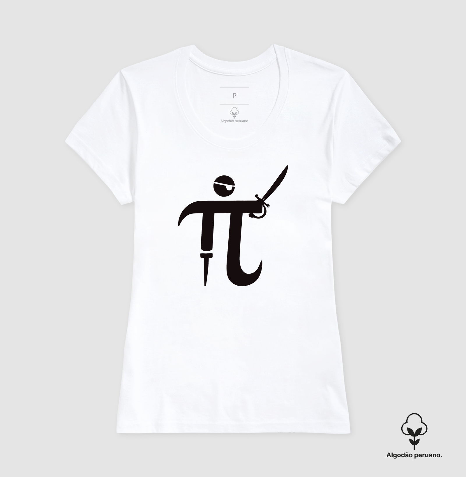 Camiseta Algodão Peruano Pi-rata - Imagem 3