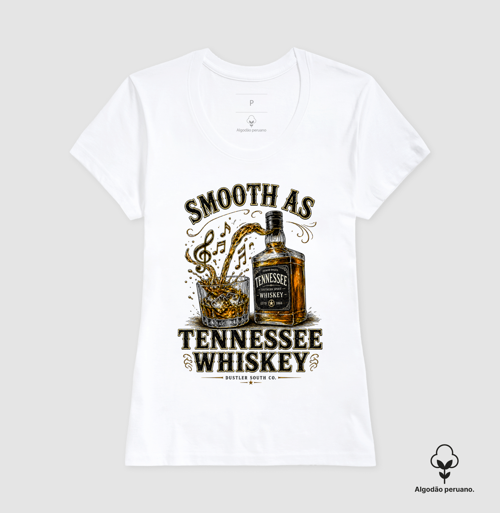Baby Look Feminina  Smooth Tennessee Whiskey - Imagem 2
