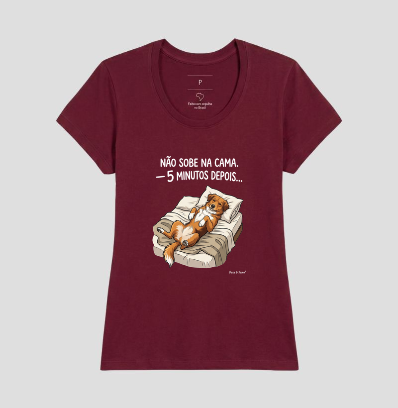 CAMISETA NOSSO MASCOTE SOBE NA CAMA - Imagem 19