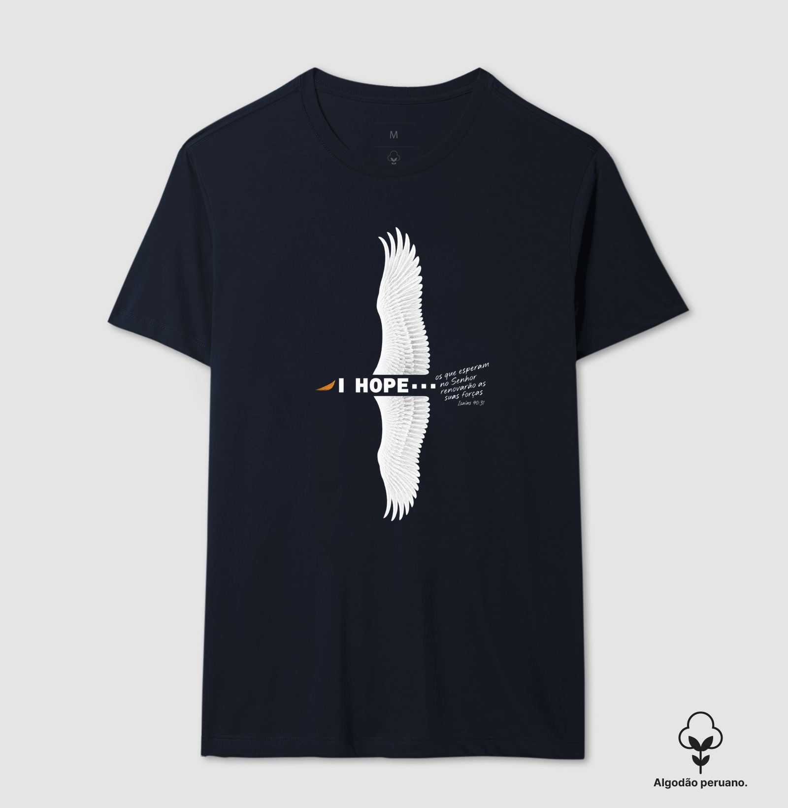 Camiseta Esperança que Renova - Algodão Peruano - Imagem 5