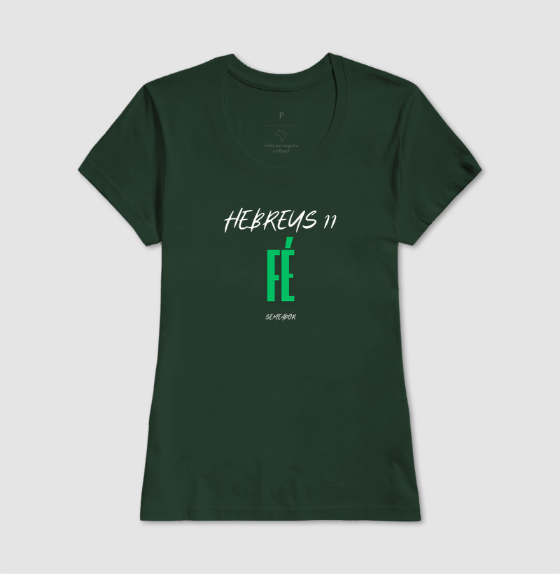 Camiseta Cristã Hebreus 11 Fé - Imagem 13
