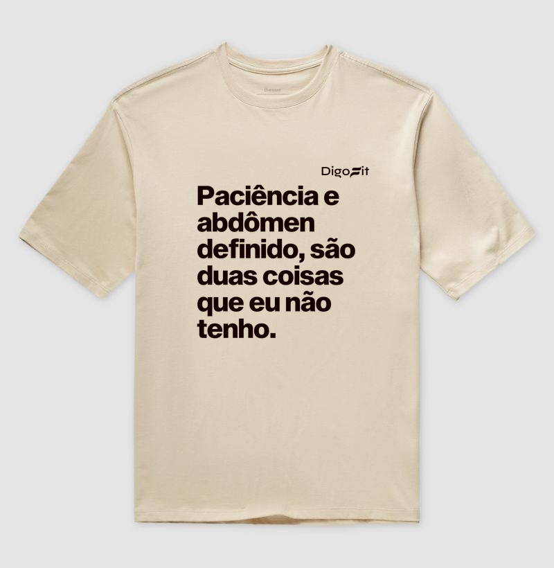 OVERSIZED ACADEMIA PACIÊNCIA E ABDÔMEN DEFINIDO - Imagem 3