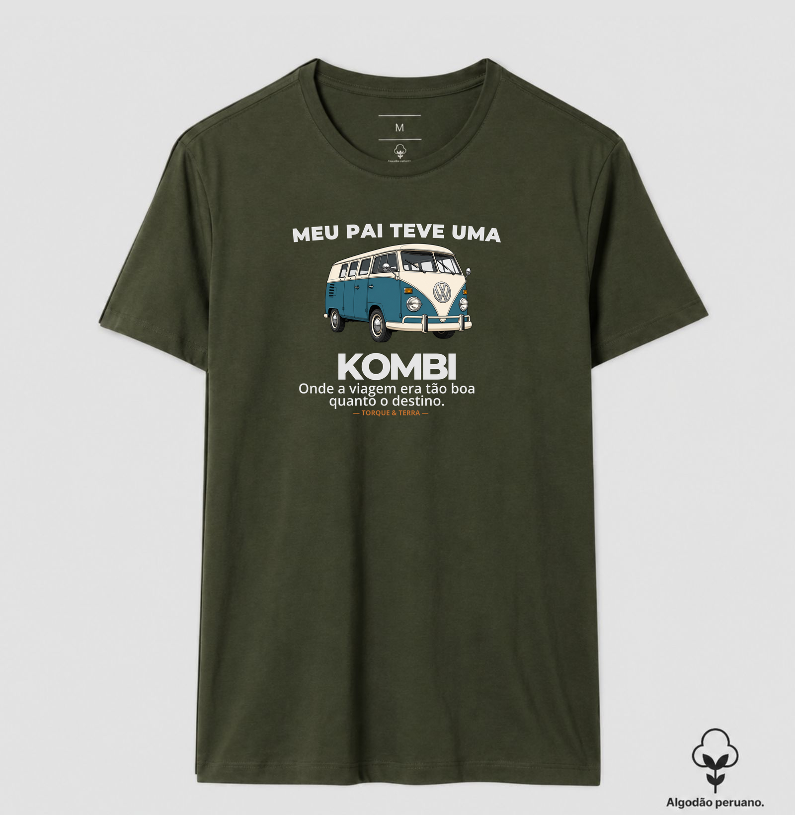 Meu pai teve uma - KOMBI - azul com branco - Imagem 3