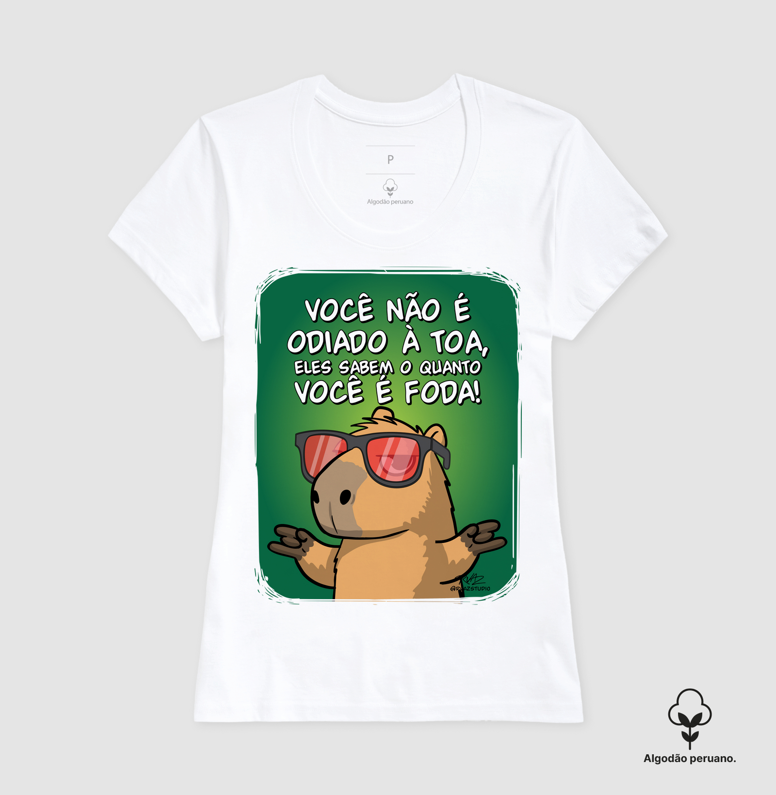 Camiseta Capivara Você é Foda - Imagem 6