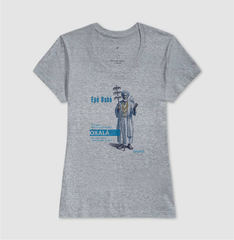 camiseta OXALÁ iorubá feminina - Imagem 3