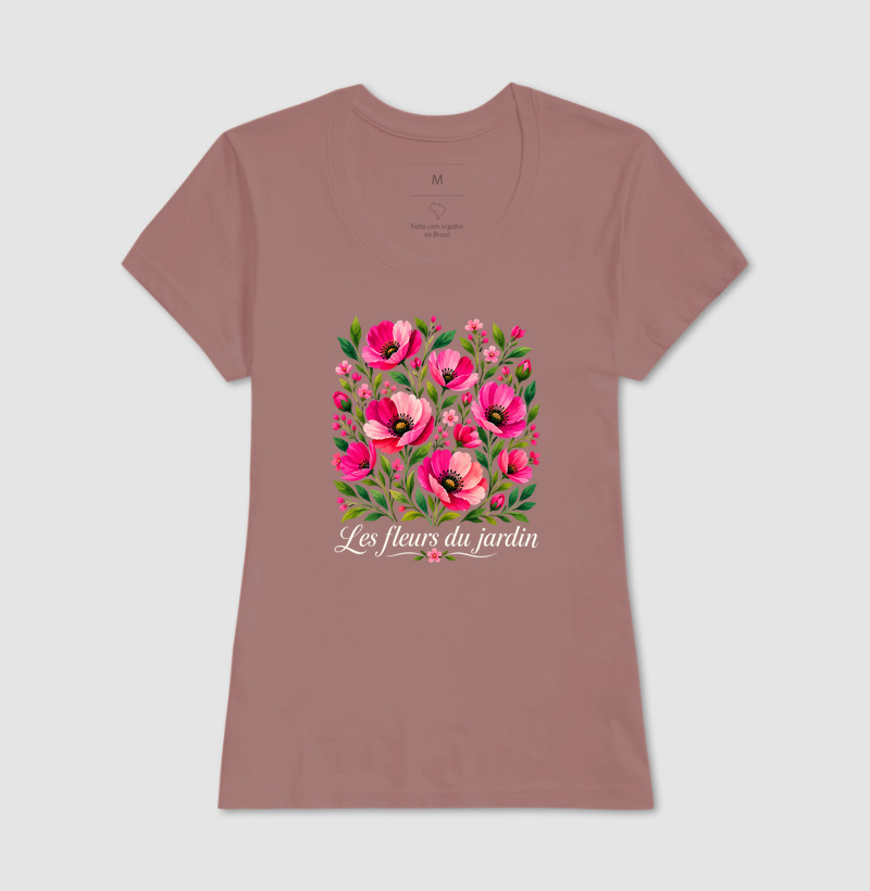 Camiseta Les fleurs du jardin - Imagem 17