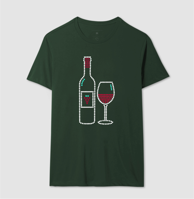 Vinho e Taça de Bolinhas - Imagem 8