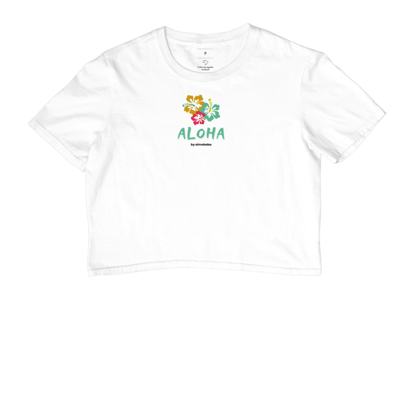 Cropped Aloha Flower Ci