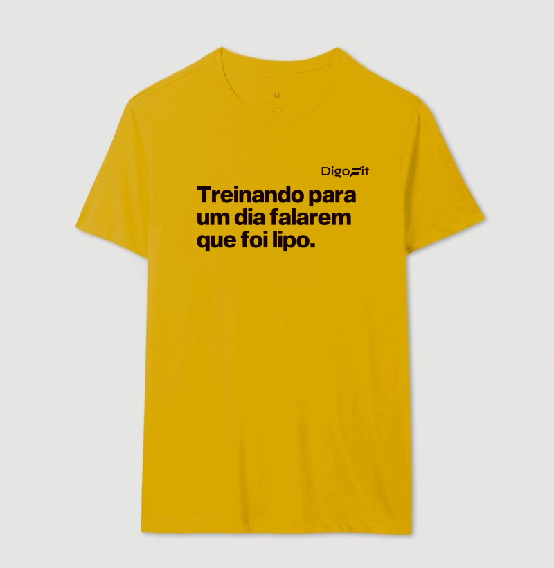 CAMISETA ACADEMIA TREINANDO PARA DIZEREM QUE FOI LIPO - Imagem 14