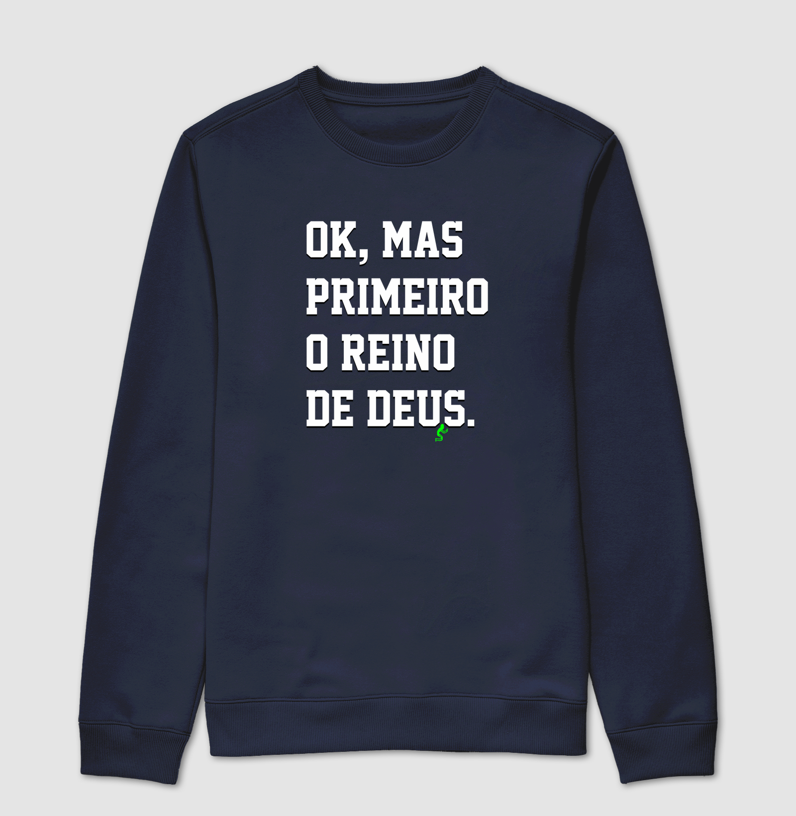 Suéter Moletom Cristão Primeiro o Reino de Deus - Imagem 5