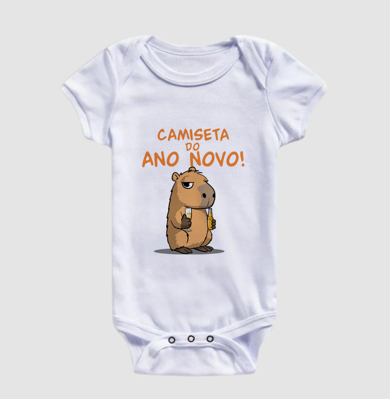 Camiseta Capivara Ano Novo - Imagem 3