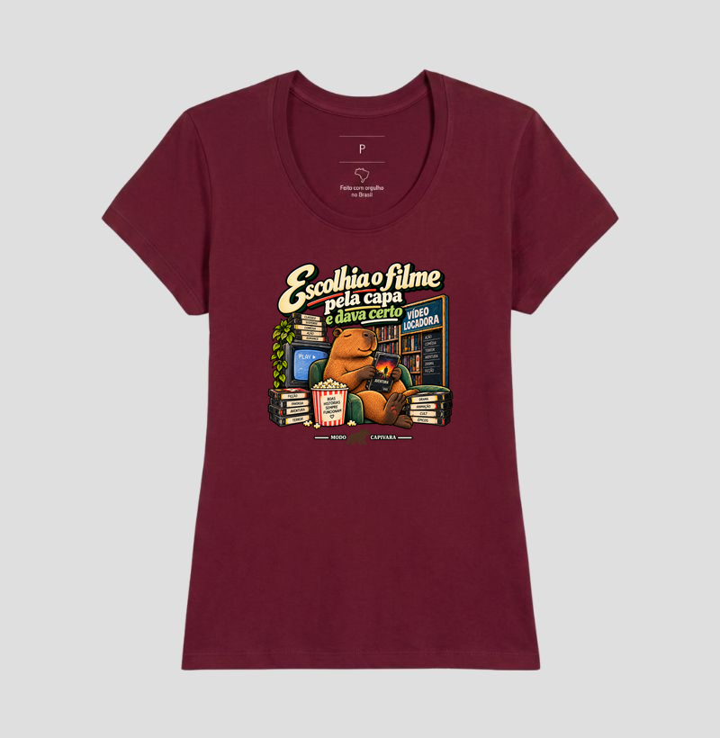 ESCOLHIA O FILME PELA CAPA E DAVA CERTO - Modo capivara - Camiseta - Imagem 19