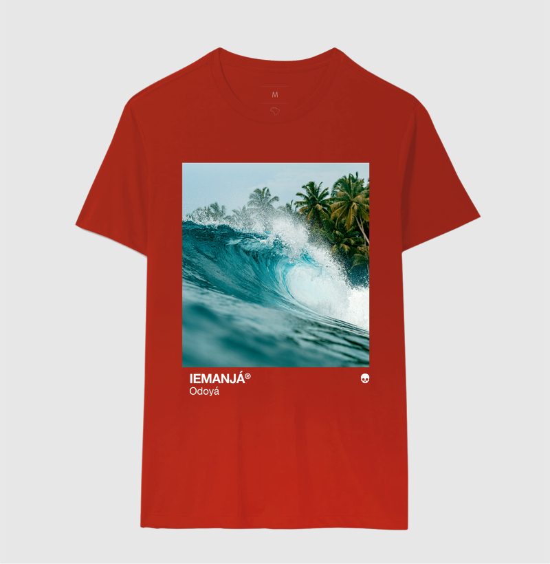 Camiseta Umbanda Orixá Iemanjá - Mar e Coqueiros - Imagem 10