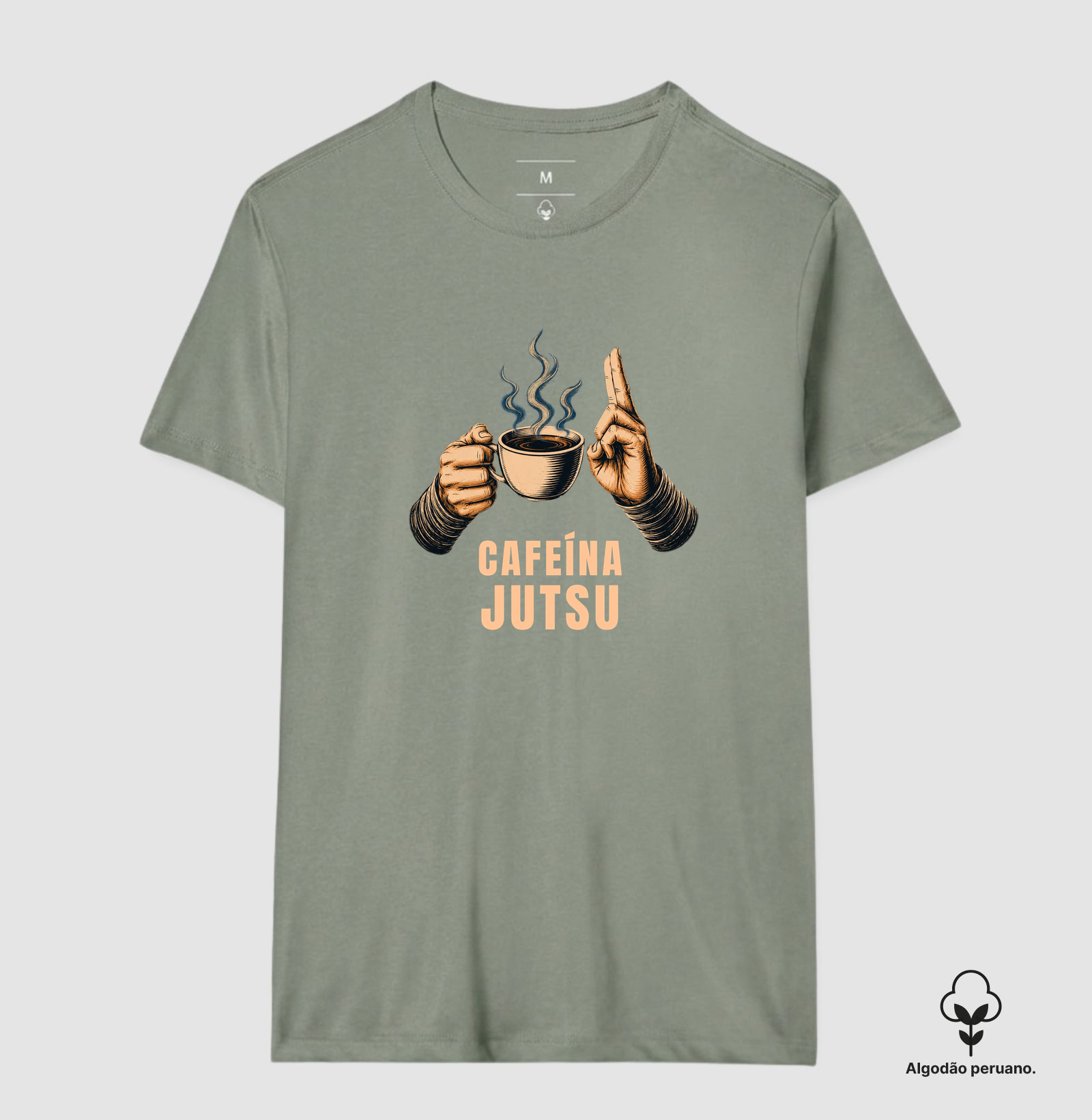 Camiseta - "Cafeína Jutsu" - Imagem 3