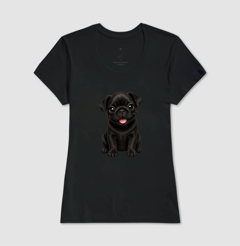 Pug Preto - Desenho Animado - Imagem 3