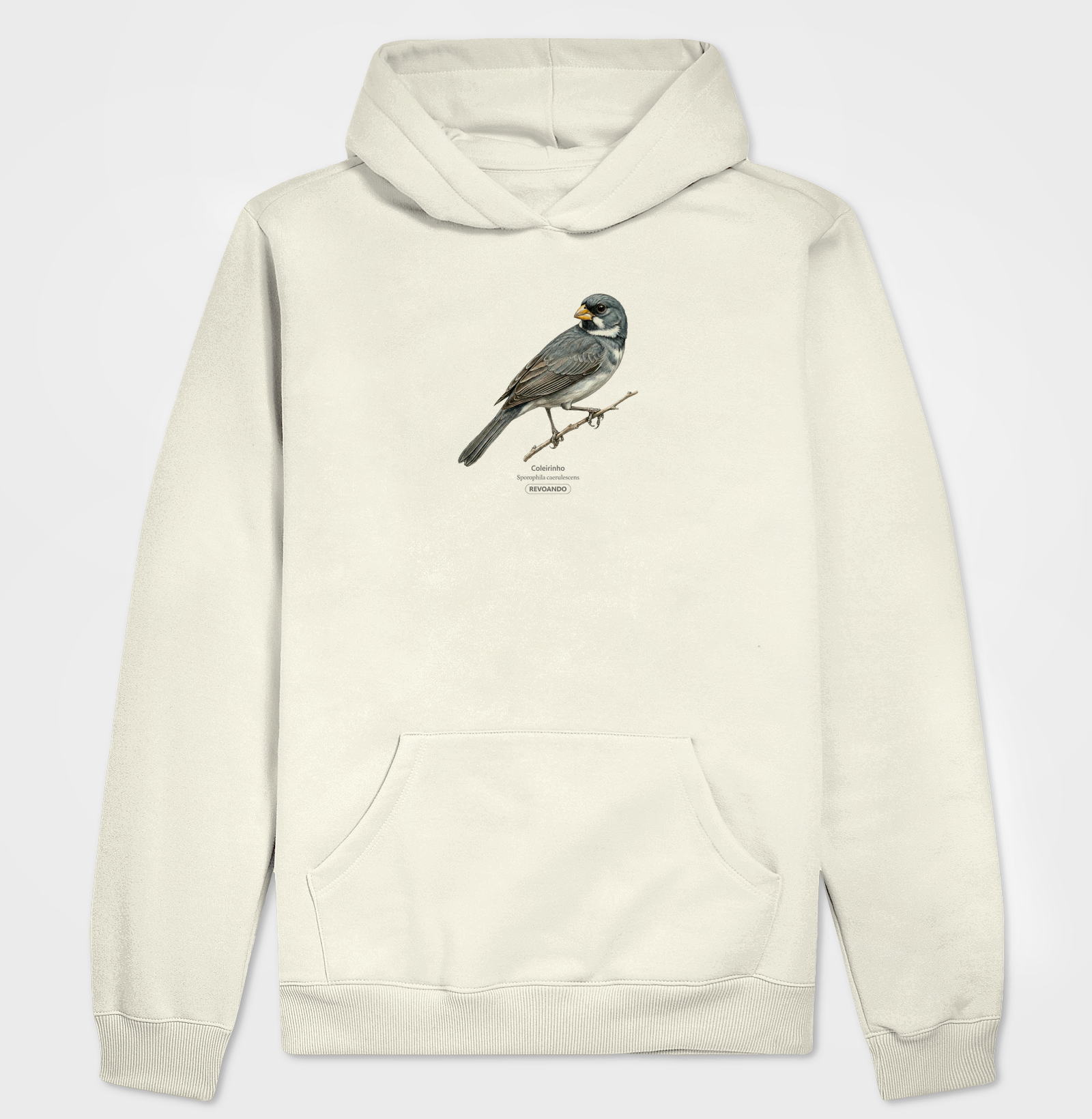 Traços Alados - Coleirinho II - Moletom Hoodie - Imagem 5