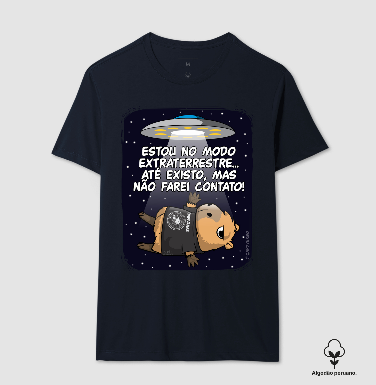 Camiseta Capivara Extraterrestre - Imagem 2