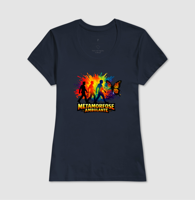 Camiseta Metamorfose Ambulante. Coleção Música. Masculina e Feminina. Algodão Premium - Imagem 8