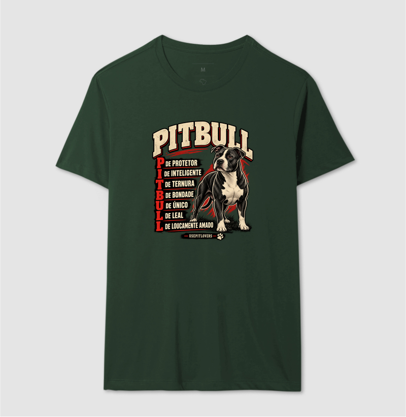 PITBULL P DE PROTETOR, I DE INTELIGENTE, T DE TERNURA, B DE BONDADE, U DE ÚNICO, L DE LEAL, L DE LOUCAMENTE AMADO. - Imagem 12