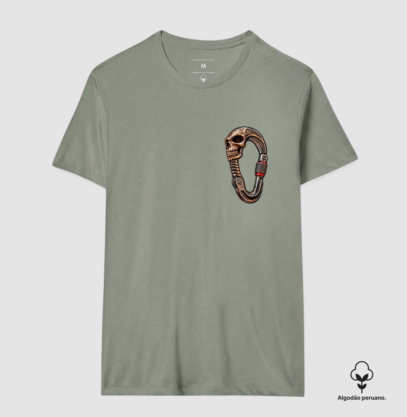 Skull Carabiner, Mosquetão no Peito - Imagem 6