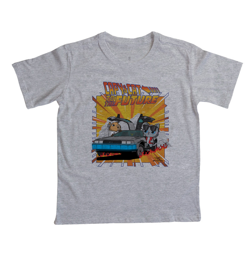 Camiseta Capy & Cat to the Future - Imagem 3