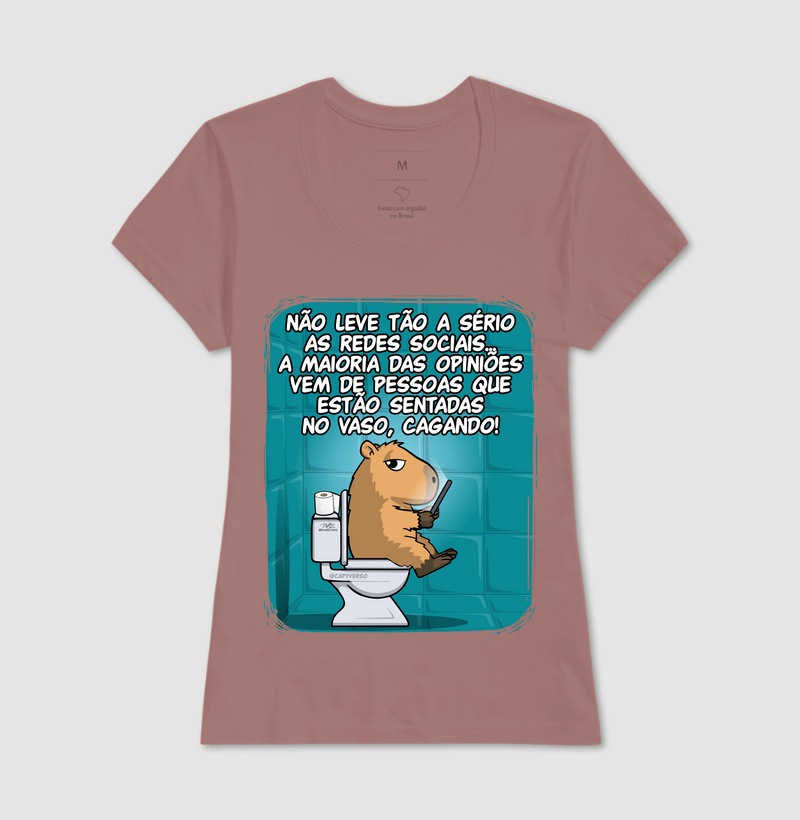 Camiseta Capivara Banheiro - Imagem 17
