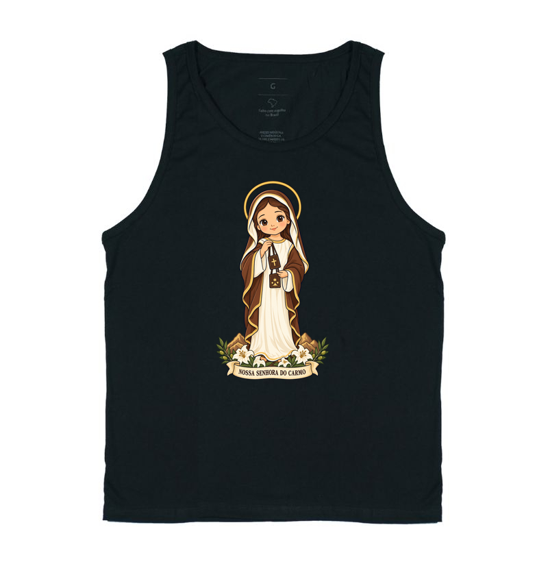 Nossa Senhora do Carmo estilo chibi - Imagem 3