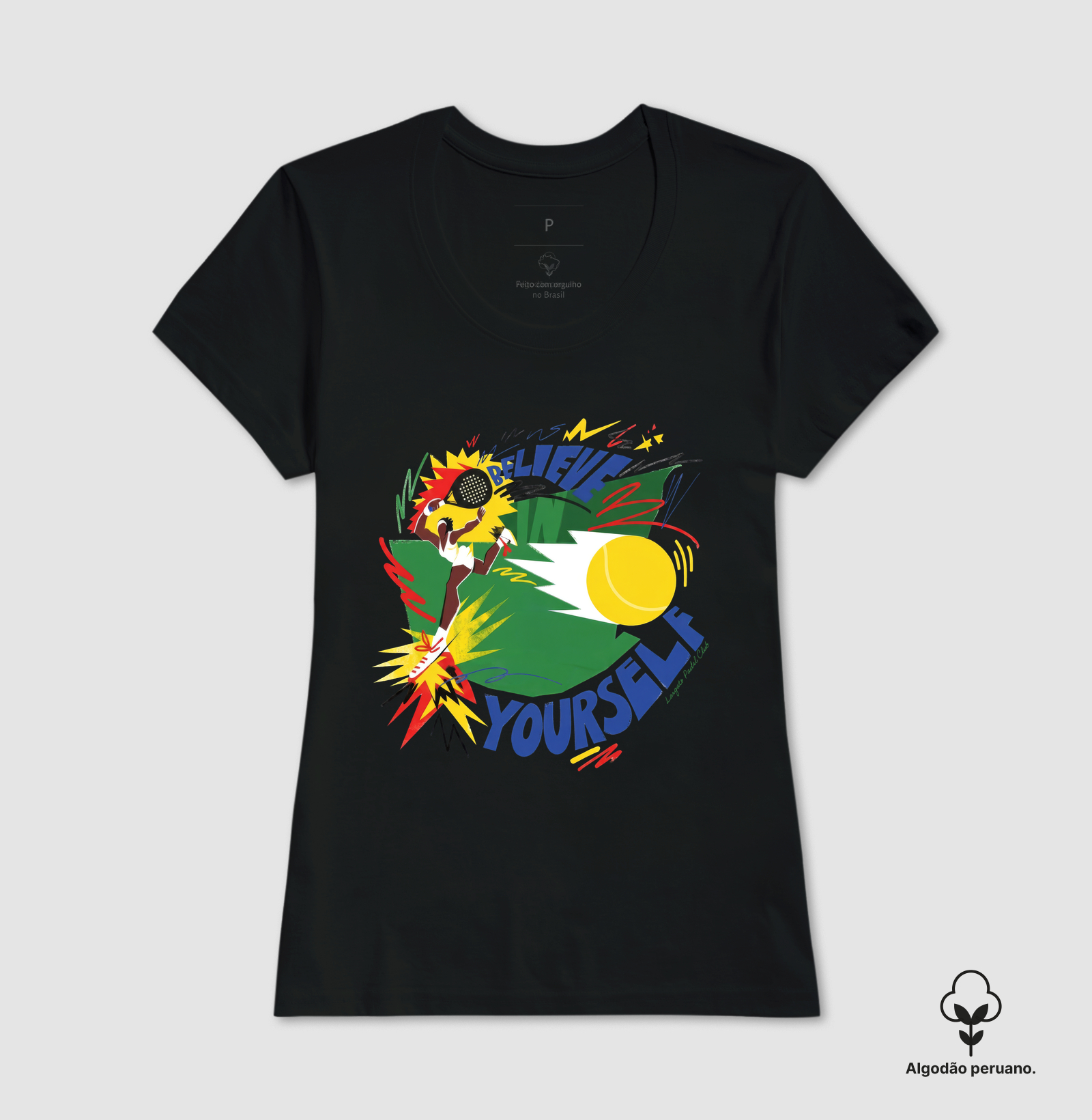 Camiseta Padel Believe In Yourself Retrô - Imagem 9