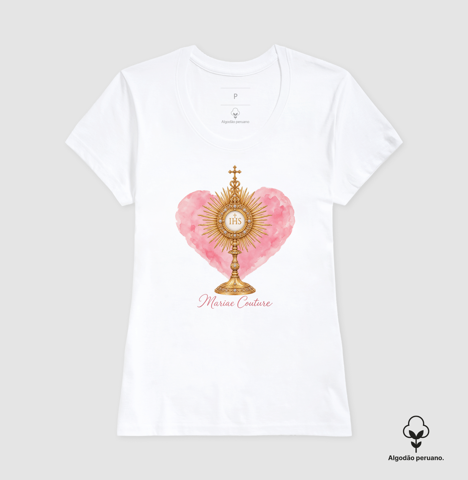 Eucaristia love - algodão peruano - Imagem 3