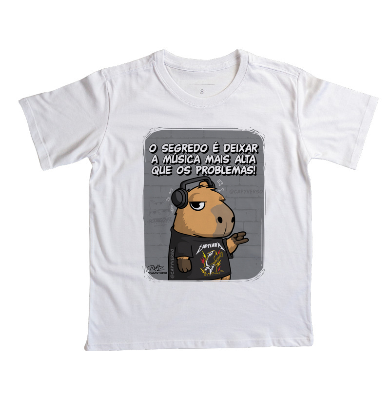 Camiseta Capivara Música - Imagem 2