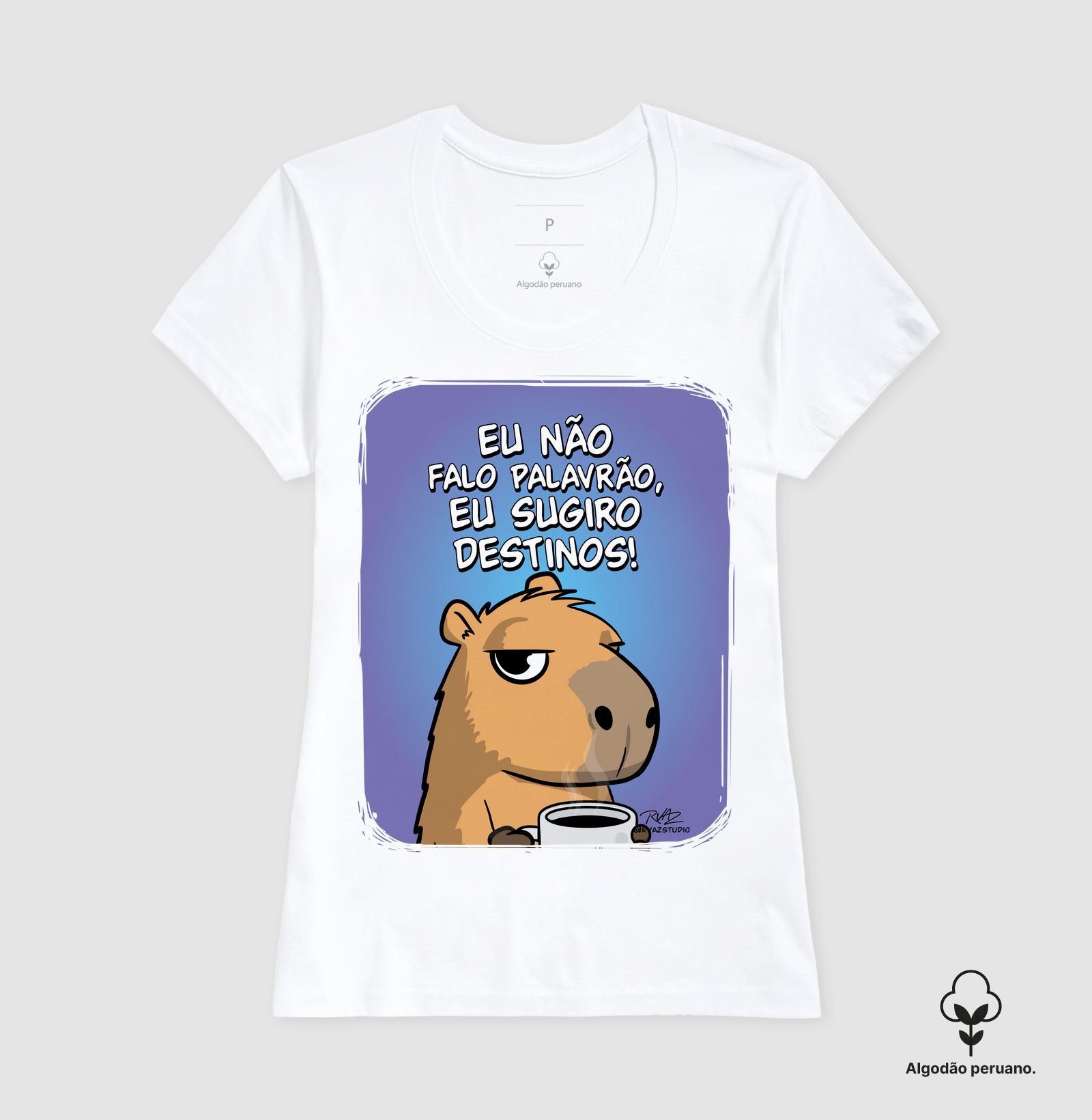 Camiseta Capivara Sugiro Destinos - Imagem 6