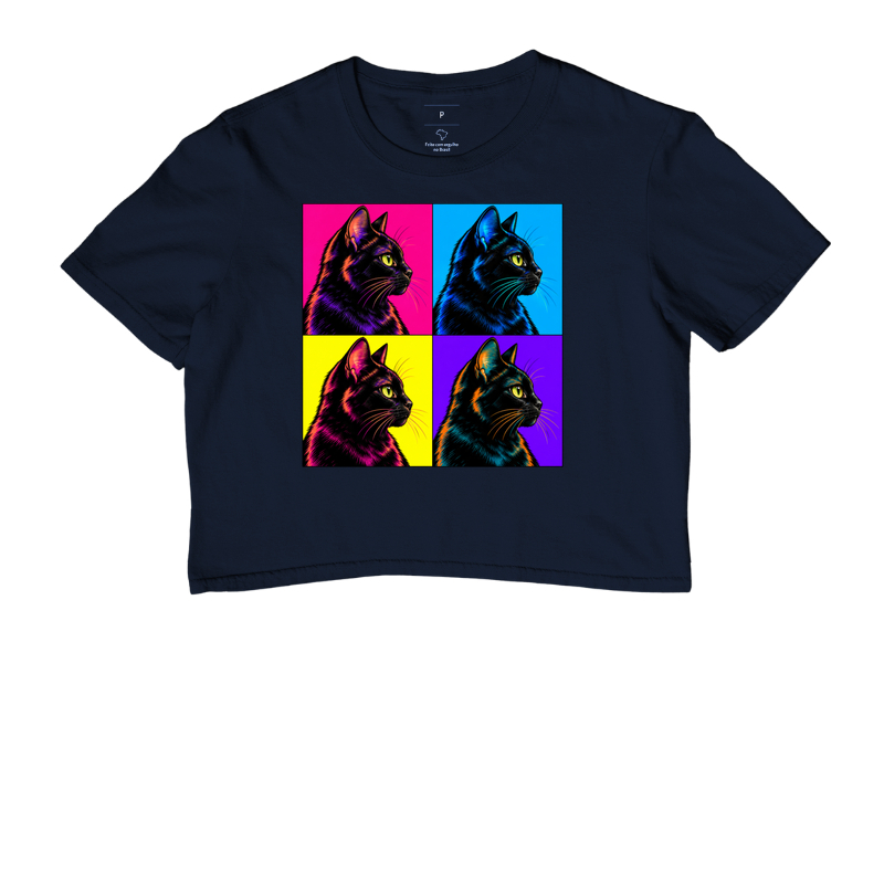 Gato Preto Pop Art - Imagem 4