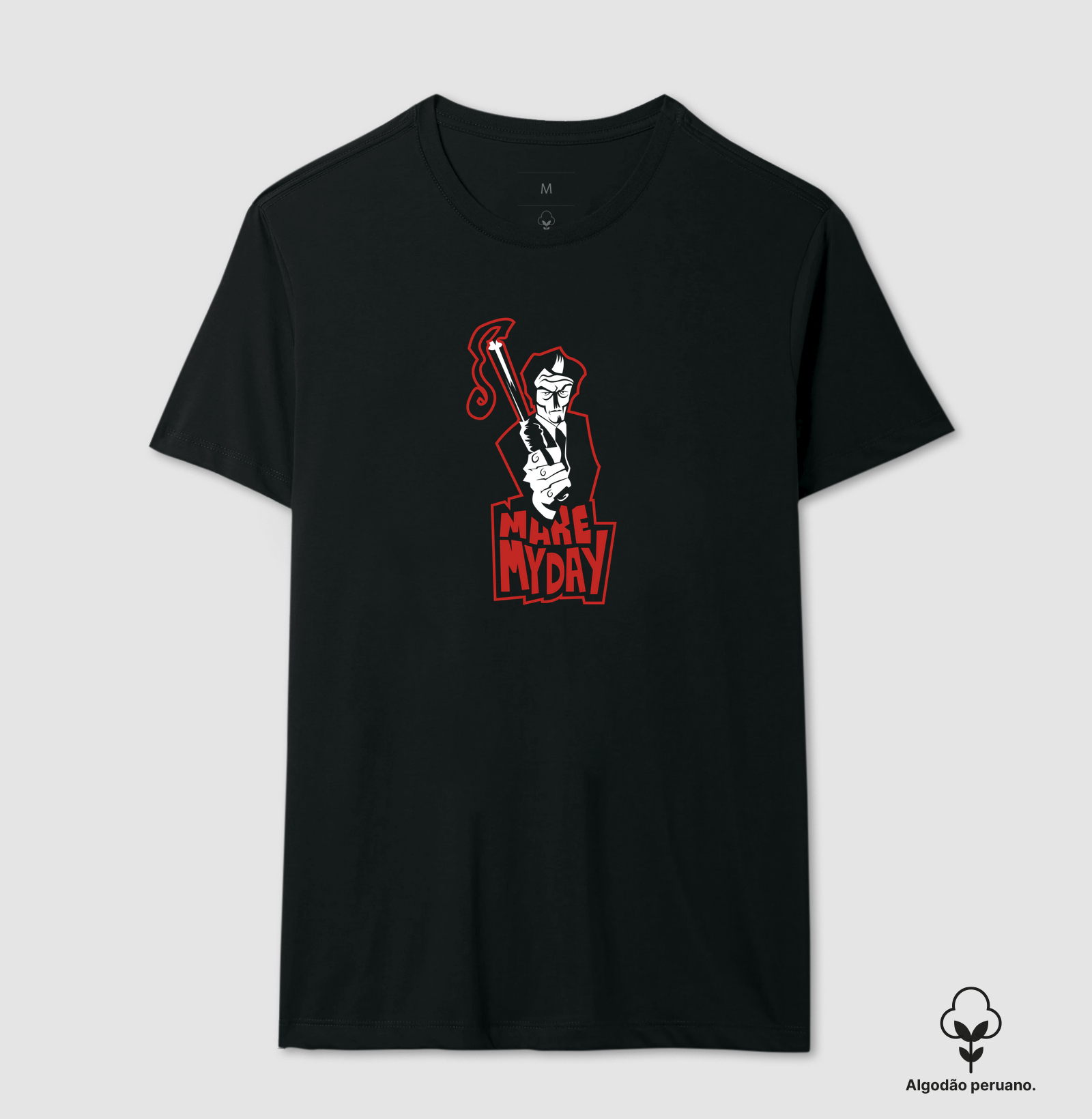 Camiseta Algodão Peruano Faça o meu dia - Imagem 2