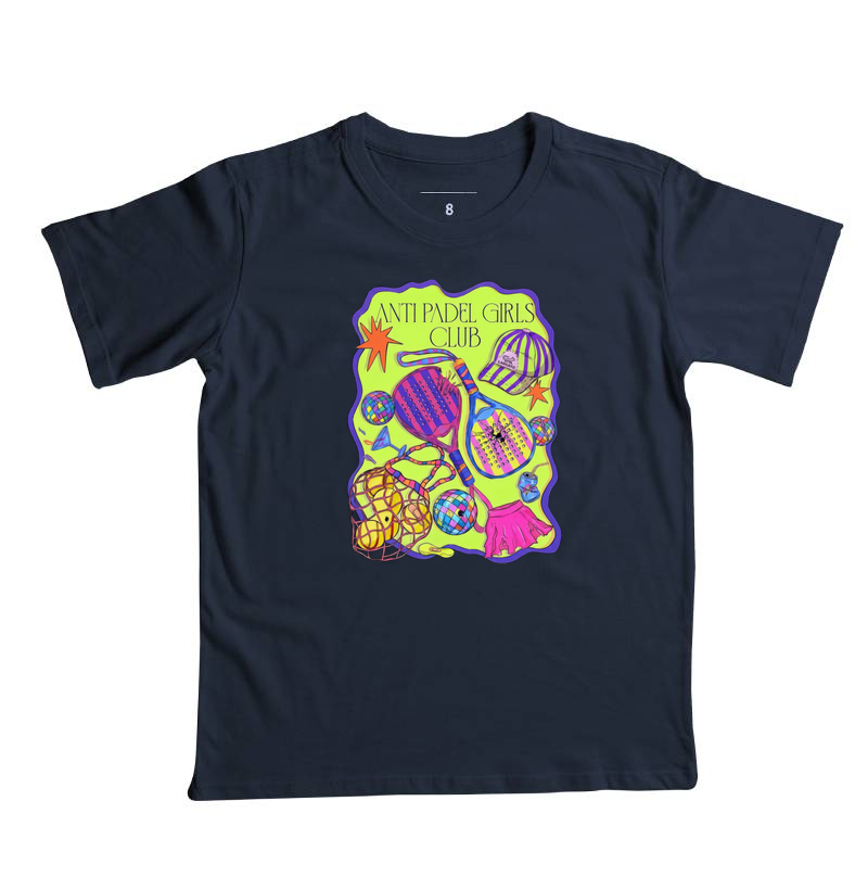 Camiseta Feminina Anti Padel Girls Club Retrô - Imagem 3