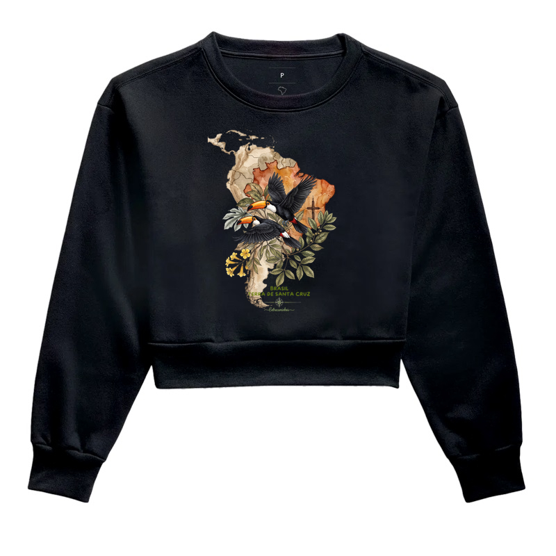 Camiseta Tucanos & Ipê - Brasil Terra de Santa Cruz - Fé, História e Natureza - Imagem 2