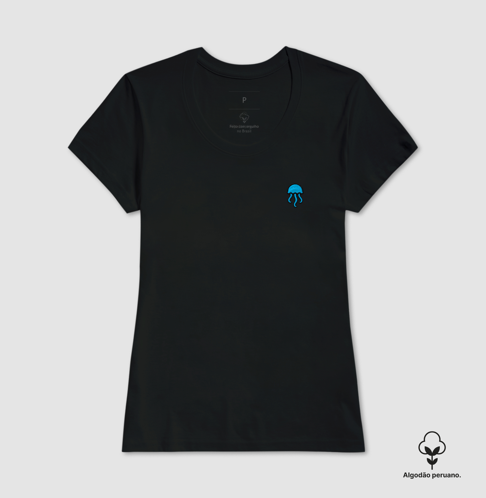 Camiseta Algodão Peruano - Raia Nove - Água-viva - Imagem 8