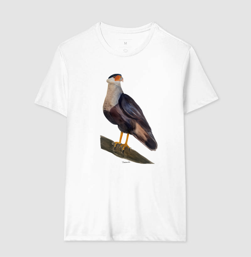 Camiseta Carcará – Aves do Brasil - Imagem 5