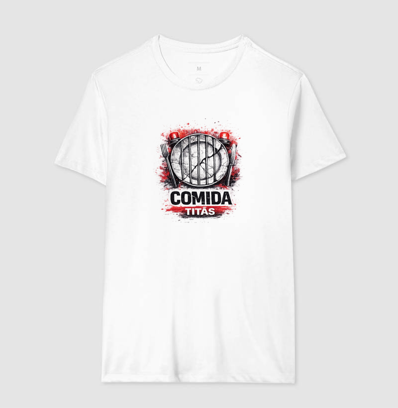 Camiseta Comida - Titãs. Coleção Música. Masculina e Feminina. Algodão Peruano. - Imagem 4