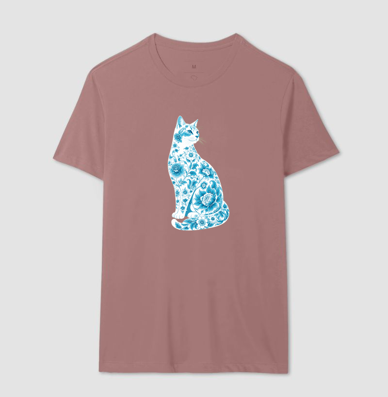 Gato Floral Azul - Imagem 16
