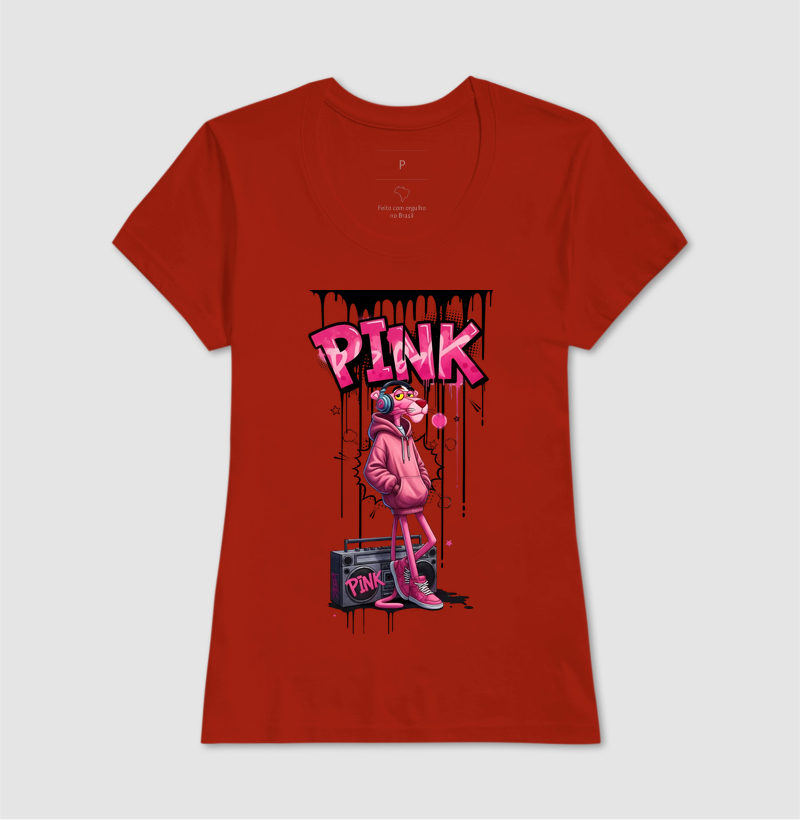 Camiseta Pantera Cor de Rosa Rap - Imagem 11