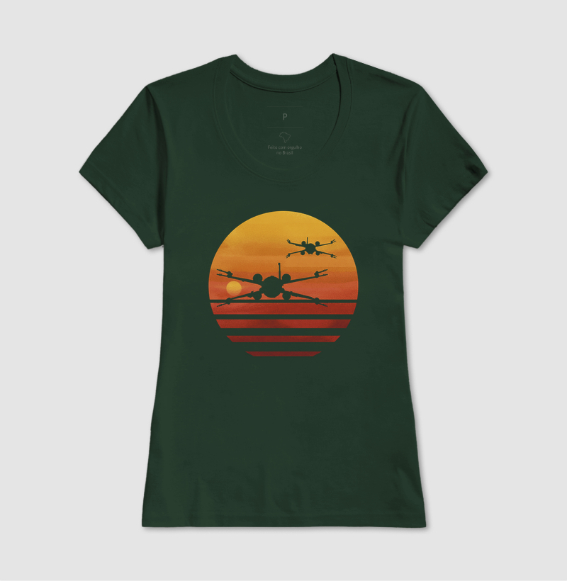 Camiseta X-Wing Sunset - Imagem 7