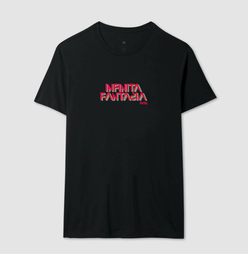 T-SHIRT "INFINITA FANTASIA" / LETTERING MÉDIO
