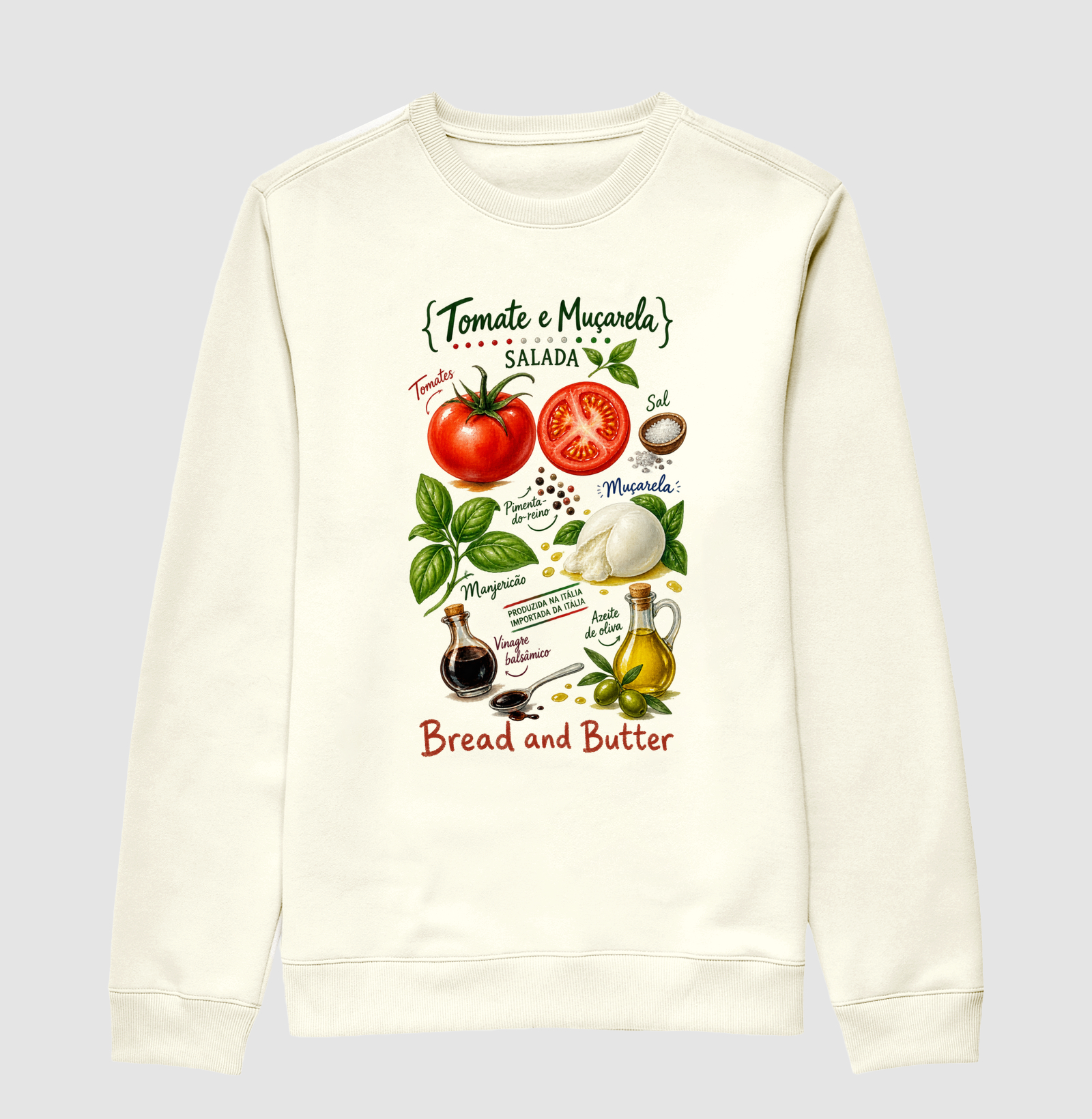 Moletom Suéter Tomate & Muçarela - Imagem 2