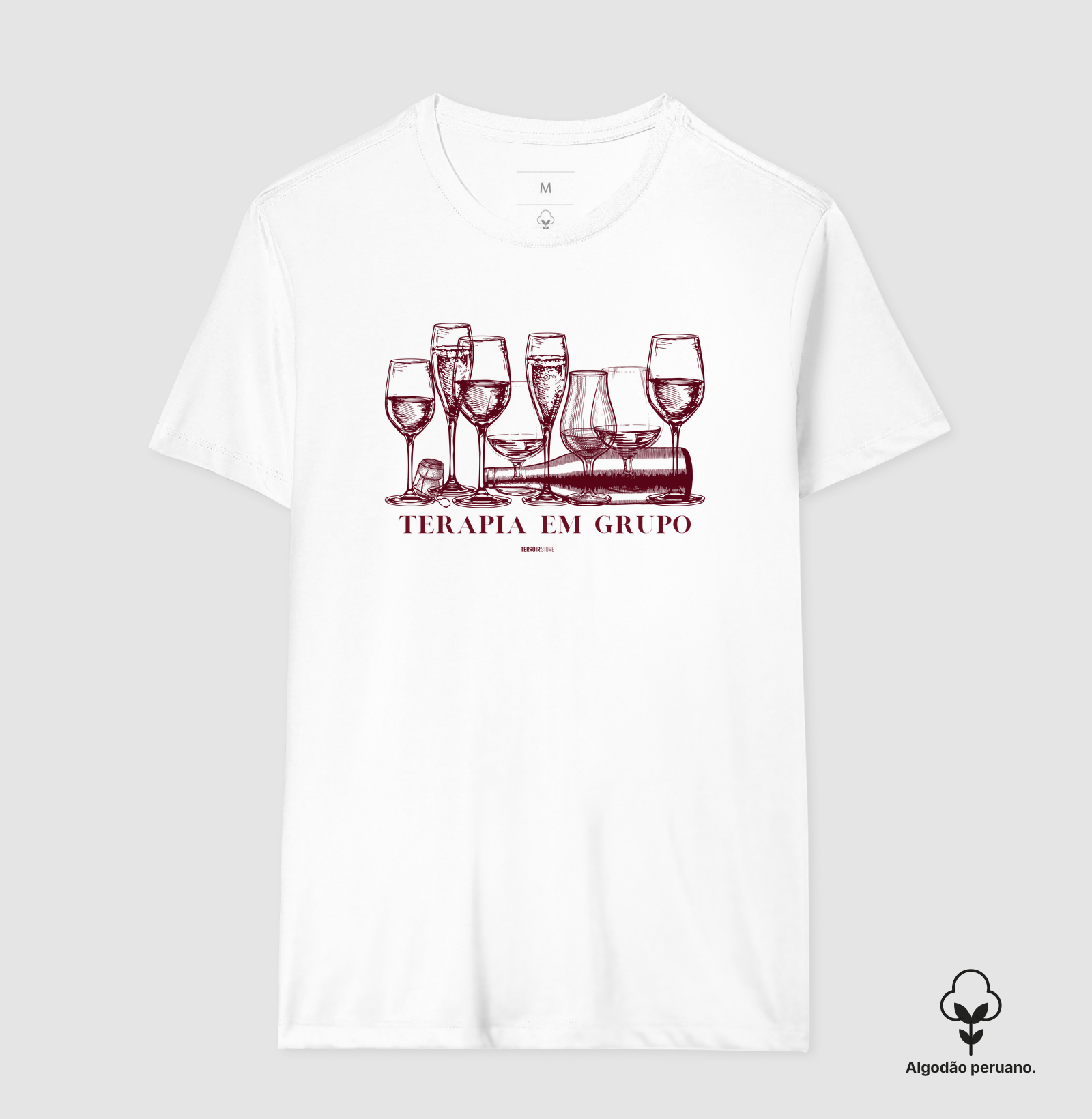 Camiseta Vinho - Terapia em Grupo - Imagem 9