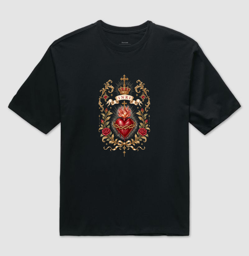 Camiseta Oversized Cor Iesu - Imagem 2