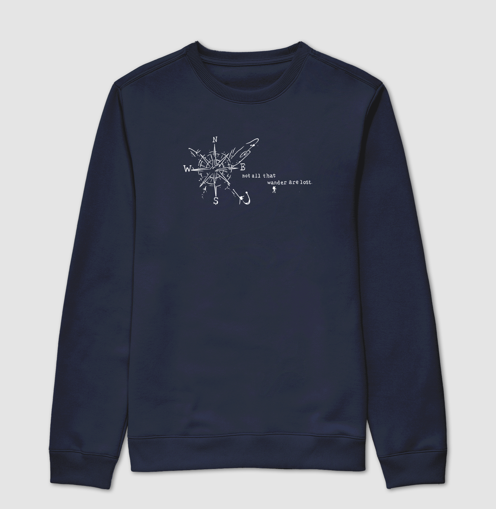 Camiseta Not All That Wander Are Lost | Rosa dos Ventos Aviao | Excursionista - Imagem 5